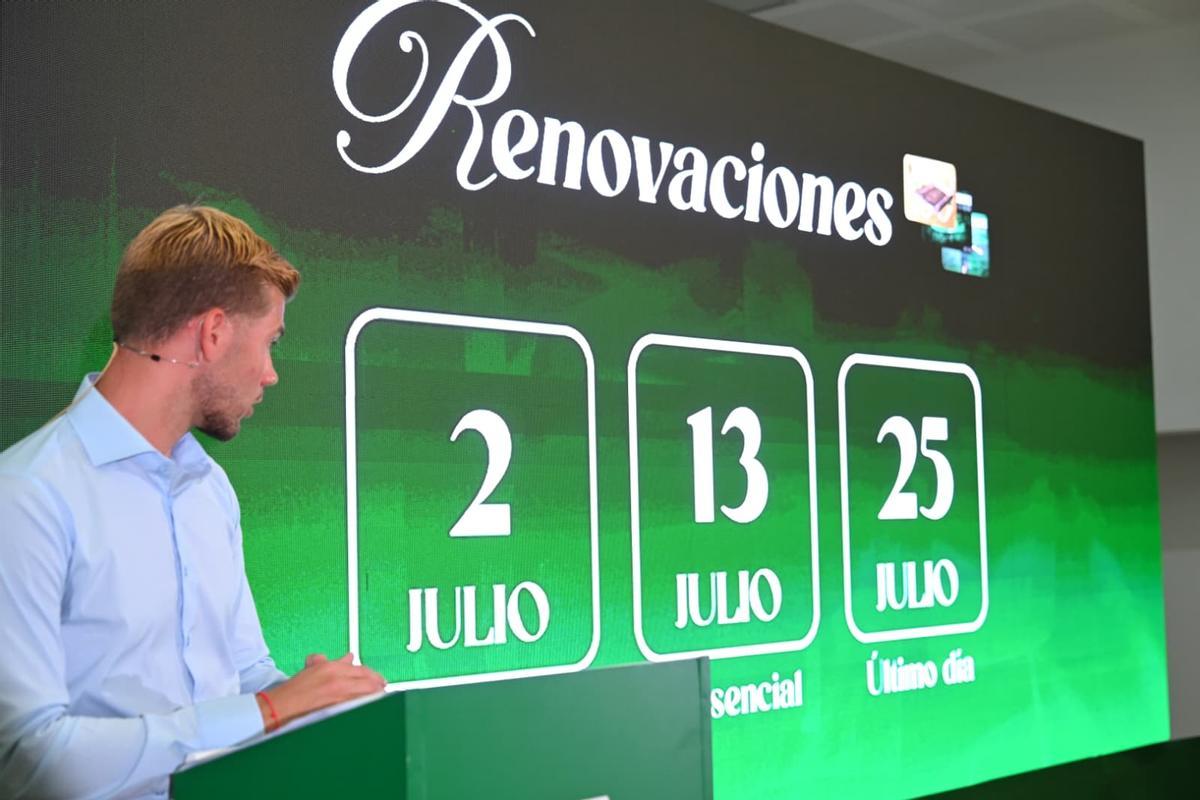 Fechas principales de renovaciones en la campaña de abonos del Elche