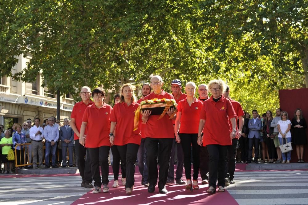 Ofrena de la Diada 2017 a Manresa