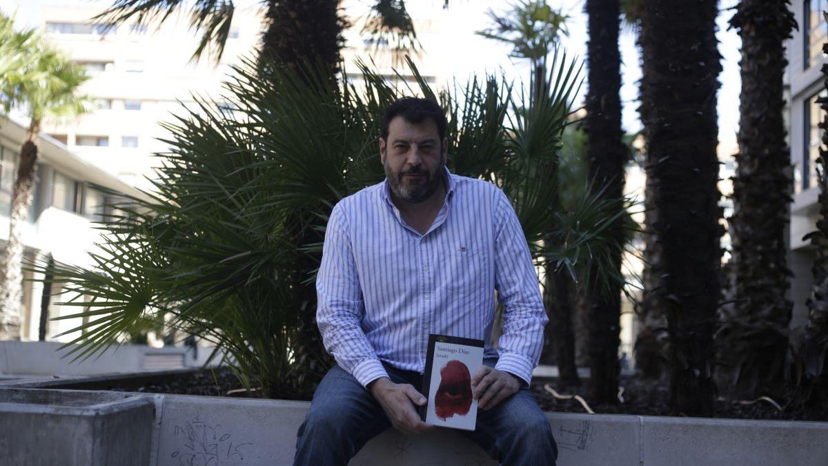 Santiago Díaz (Madrid, 1971), este martes en Zaragoza.