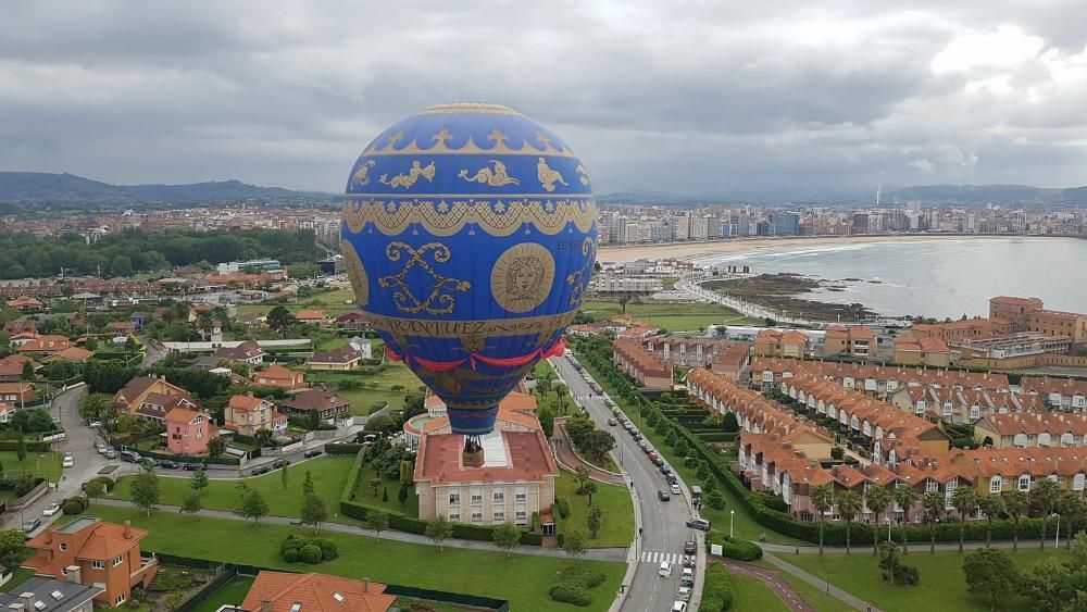 Último vuelo de los globos en Gijon