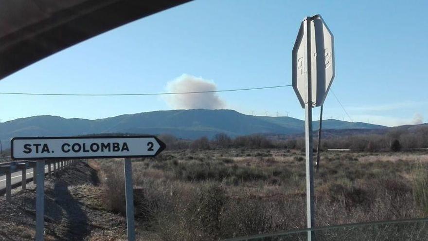 Incendio en Sanabria la pasada semana.