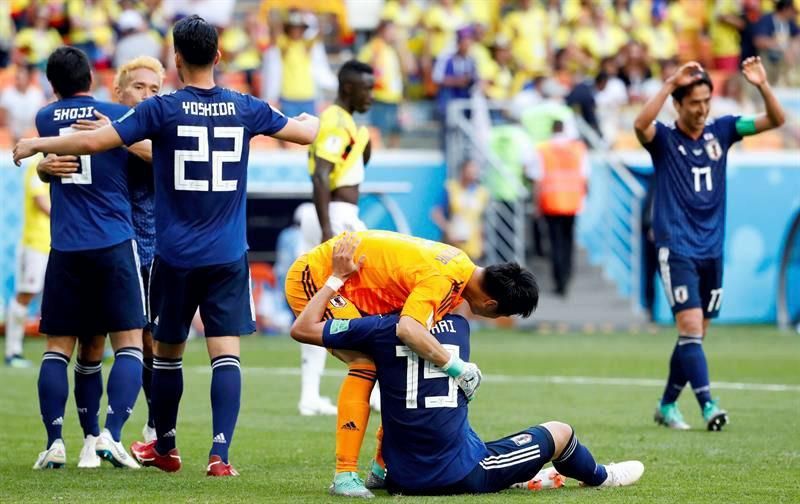 Las mejores imágenes del Colombia-Japón