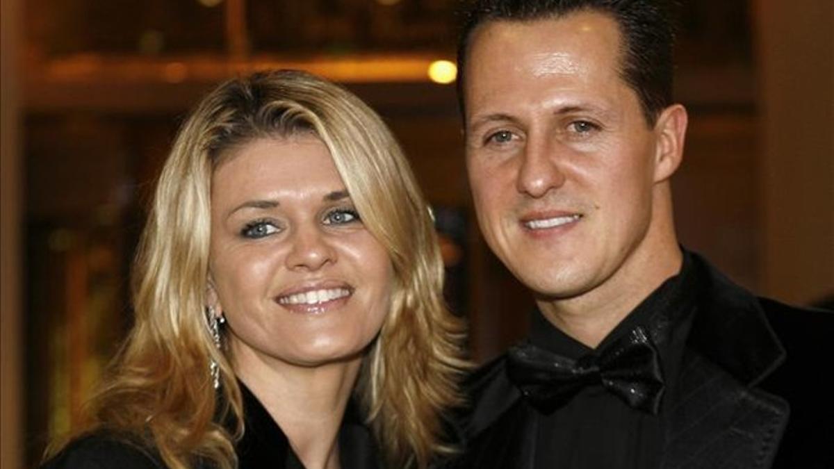 Corinna y Michael Schumacher, antes del accidente