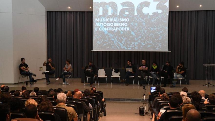 Inauguración de las jornadas, en la Facultad de Economía.