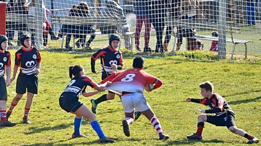 Victòries de l&#039;Anoia Rugby Club dels equips sub-14 i sub-16