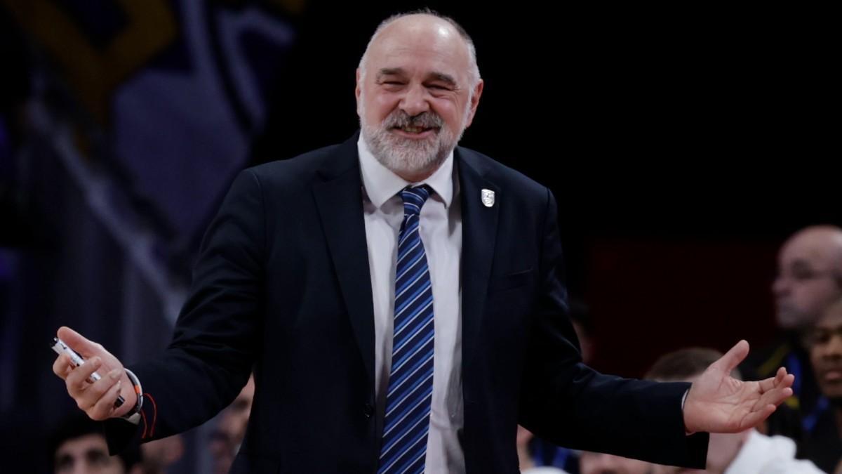 Pablo Laso, en el partido ante el Real Madrid