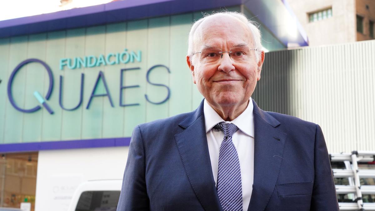 Profesor César Nombela, patrono de la Fundación QUAES hasta el día de hoy