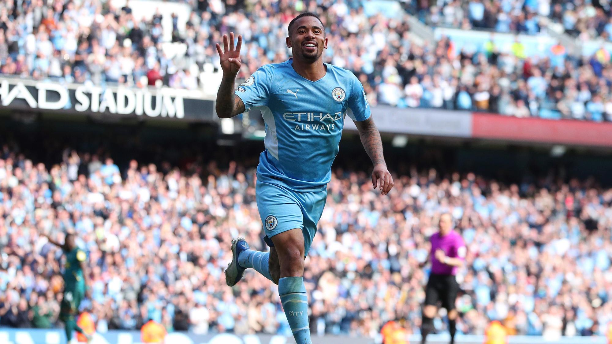 Gabriel Jesus, cerca de fichar por el Arsenal | Twitter @premierleague