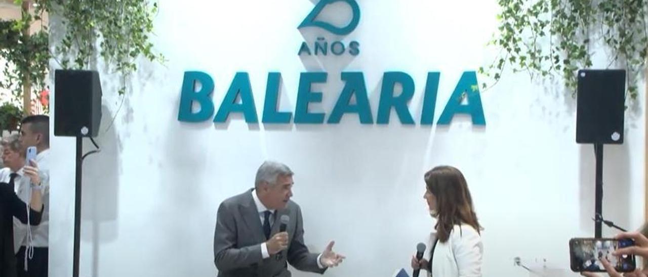 Baleària celebra su aniversario en Fitur