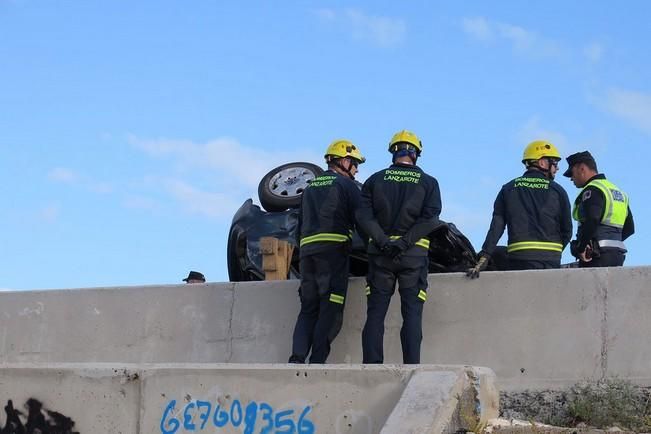 Un fallecido en un accidente en la Circunvalación de Arrecife