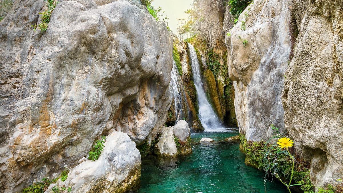 Así es una de las cascadas que encontrarás en esta ruta, una auténtica pasada.
