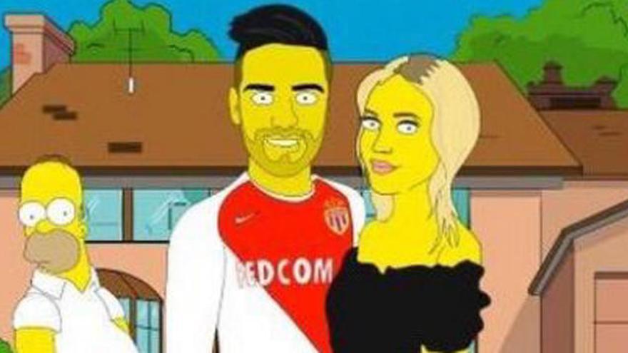 Radamel Falcao... ¿aparecerá en un capítulo de Los Simpson?