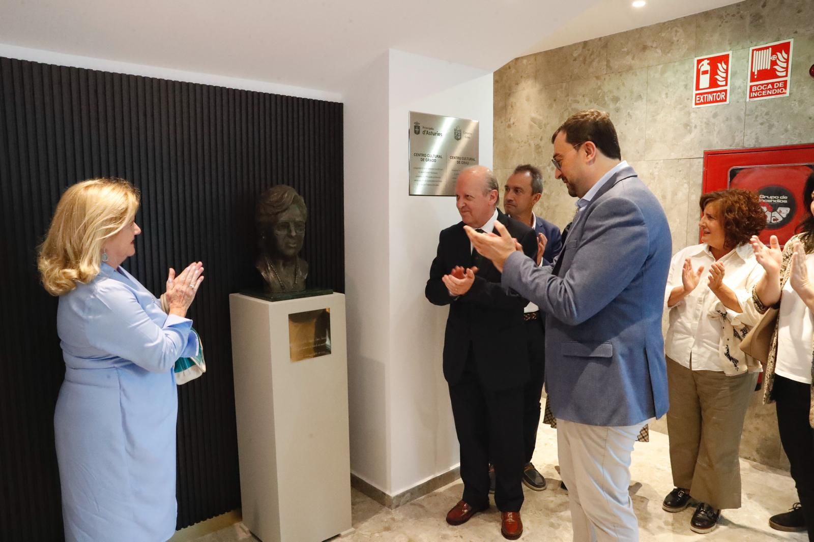 La inauguración del Centro Cultural de Grado, en imágenes