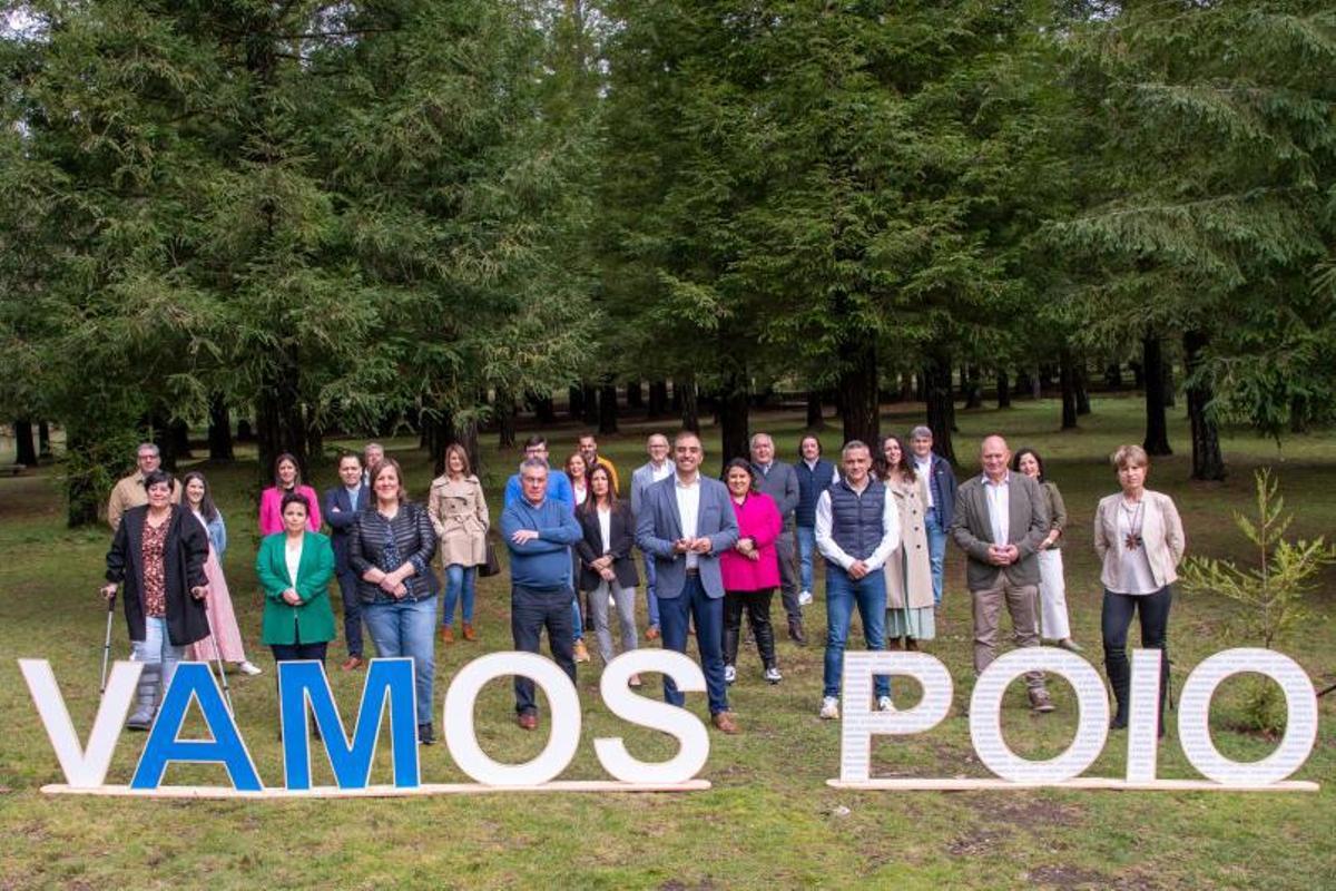 Equipo de Ángel Moldes para las elecciones municipales de Poio. |   // FDV