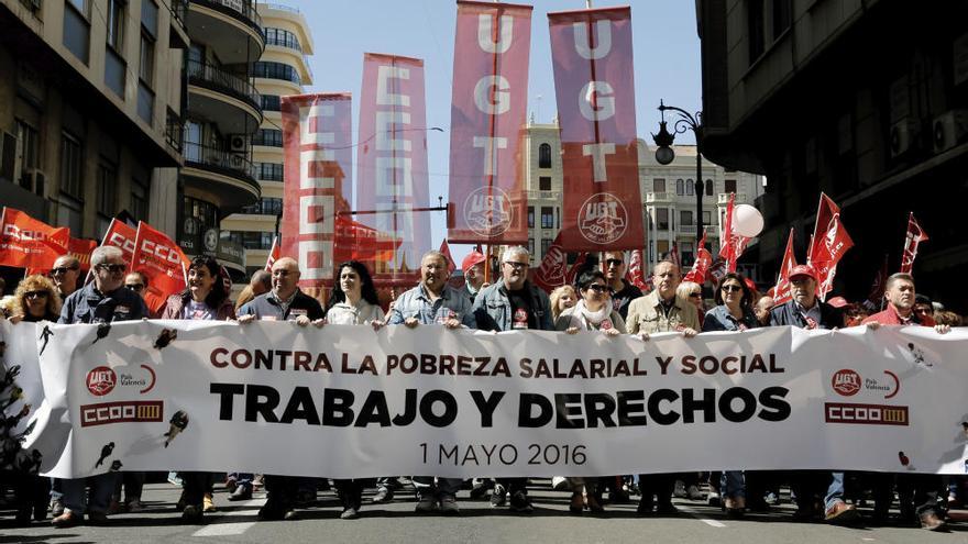 Manifestaciones en España en el Día Internacional del Trabajo