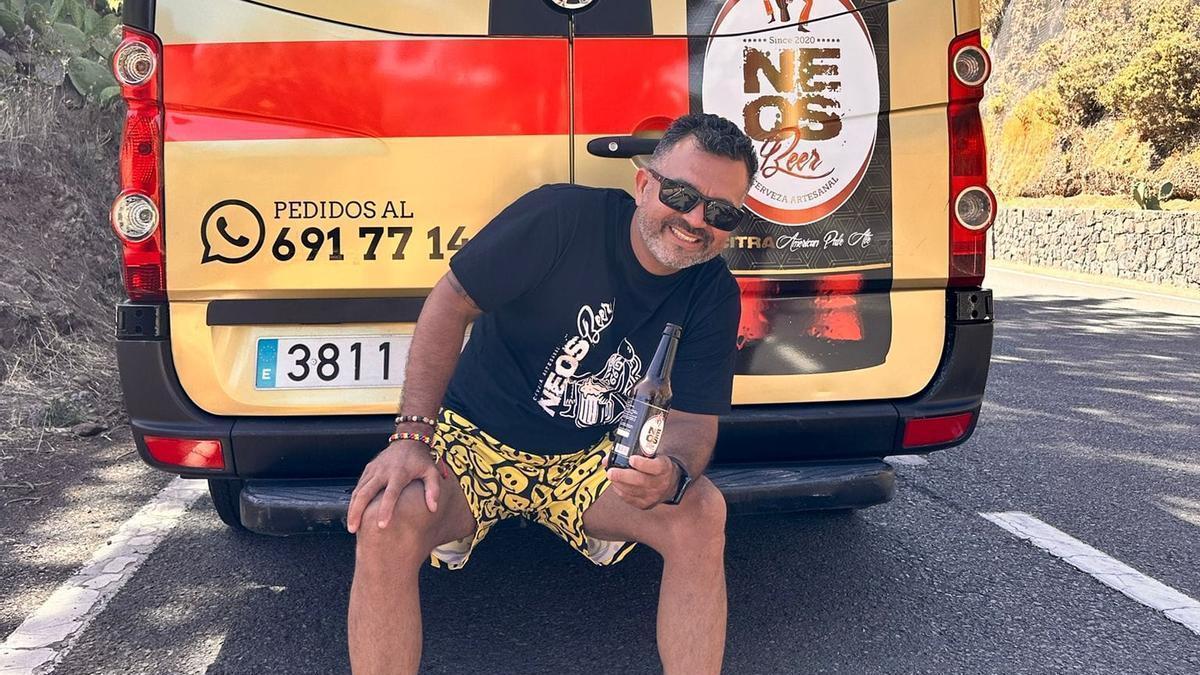 Cerveza artesanal Neos, fabricada en Agüimes