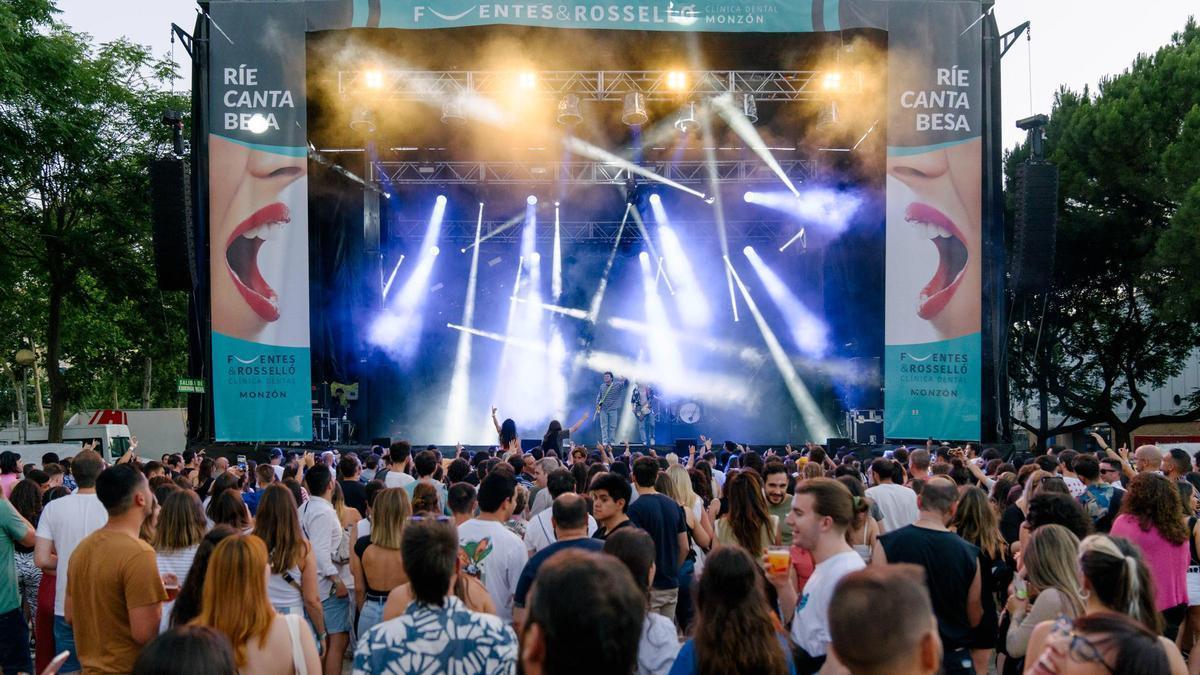 Imagen de un concierto en una pasada edición del Polifonik Sound de Barbastro.