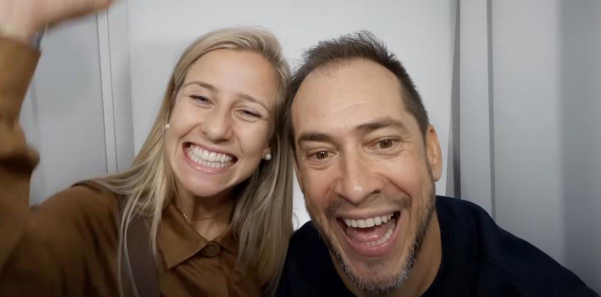 Desirée Vila y El Langui, en el documental.