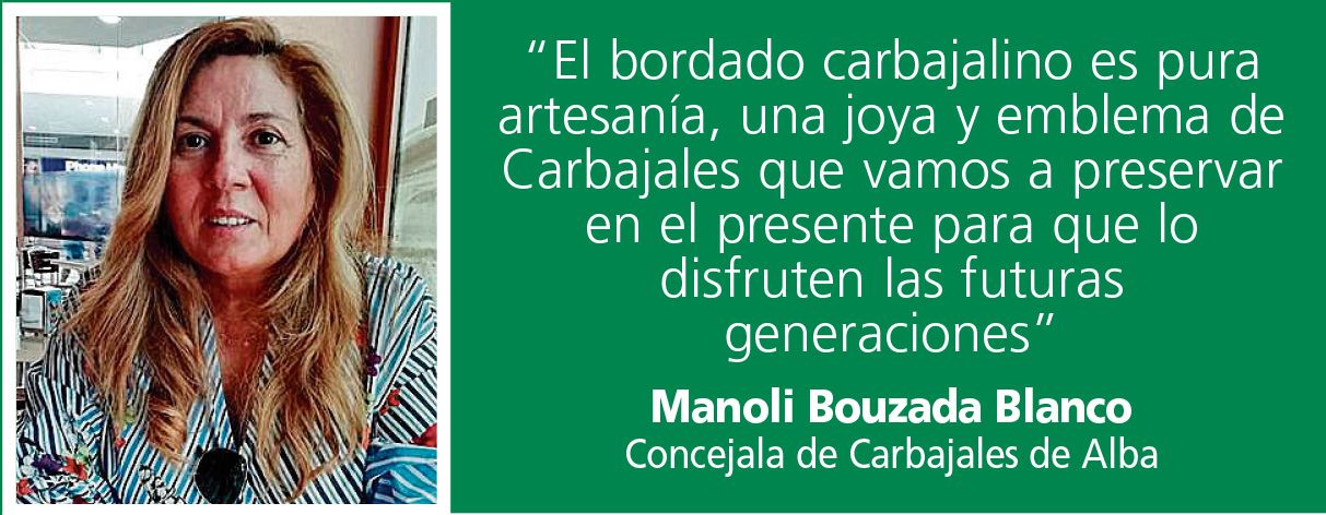 Manoli Bouzada. Concejala de Carbajales de Alba