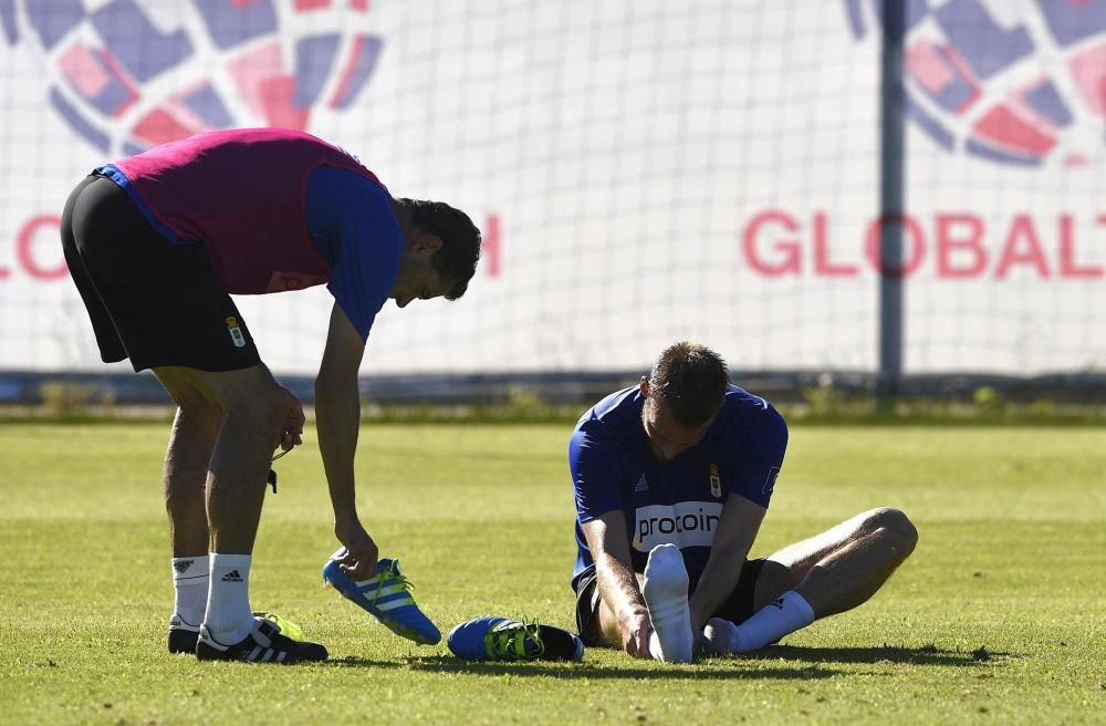 Michu ya se entrena en El Requexón