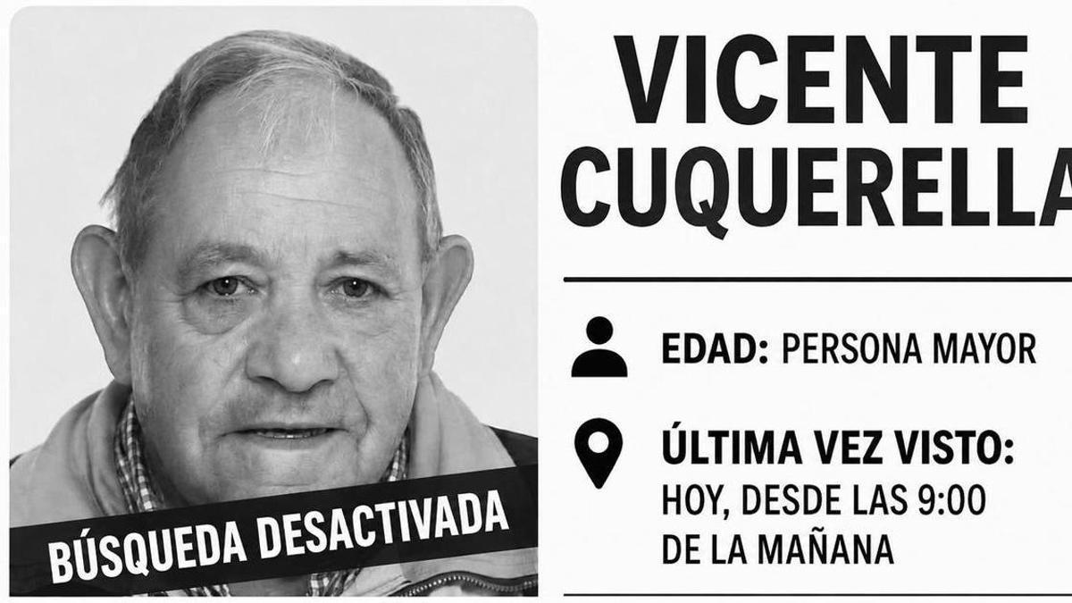 Desactivan la búsqueda del hombre desaparecido en Bellús