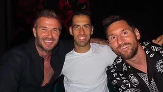 Messi, a las 1000 maravillas en Miami: Cena "perfecta" y en "familia" con Beckham y Busquets