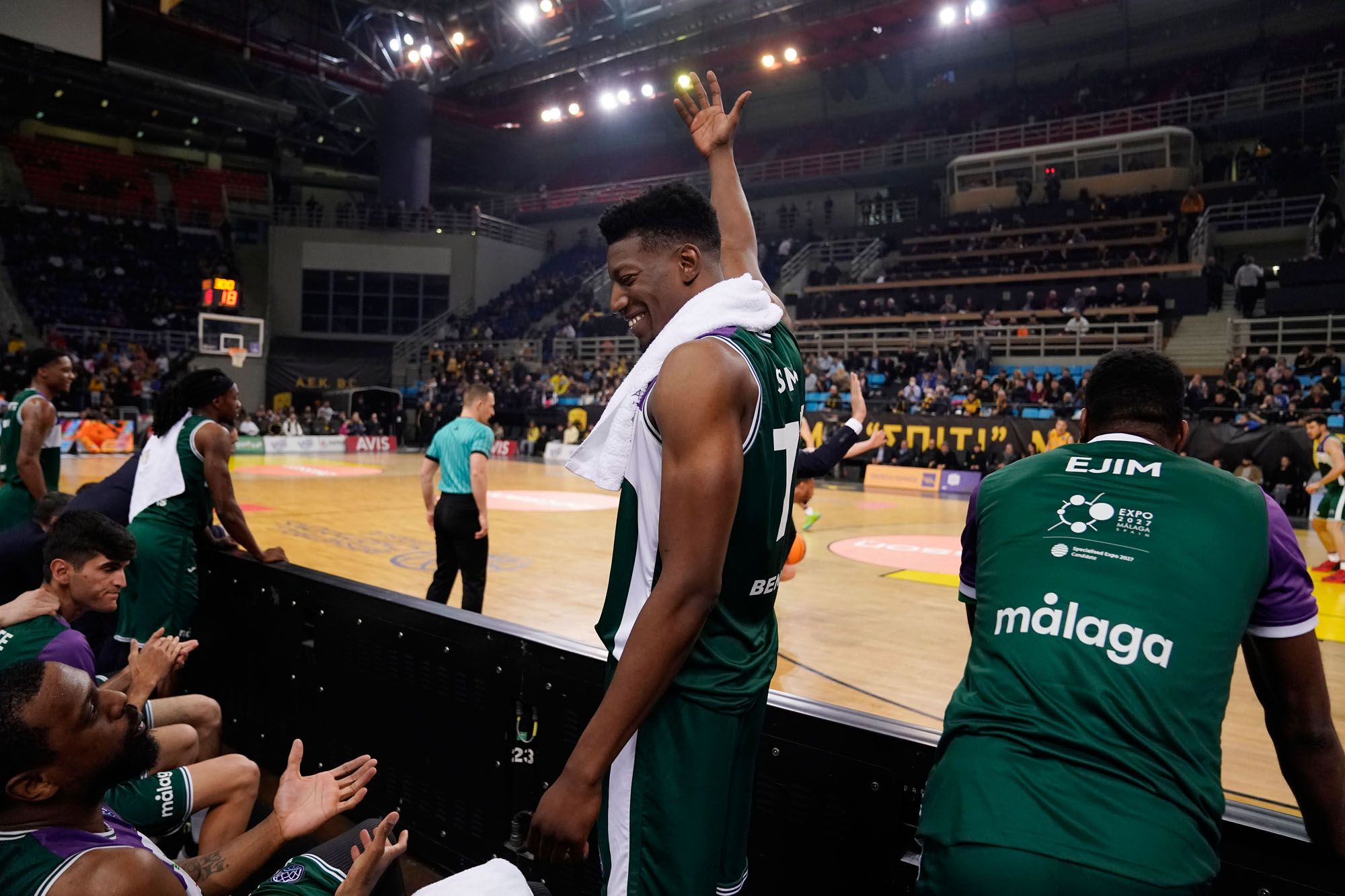 El AEK de Atenas - Unicaja, en imágenes