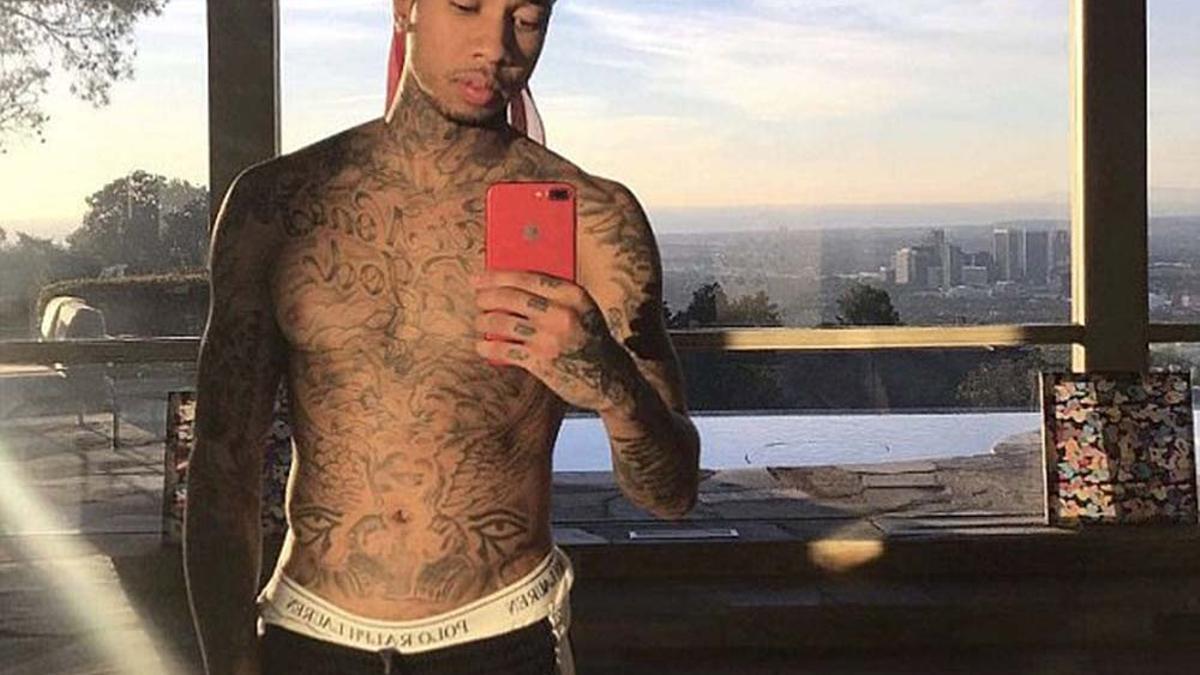 Tyga en una foto de Instagram