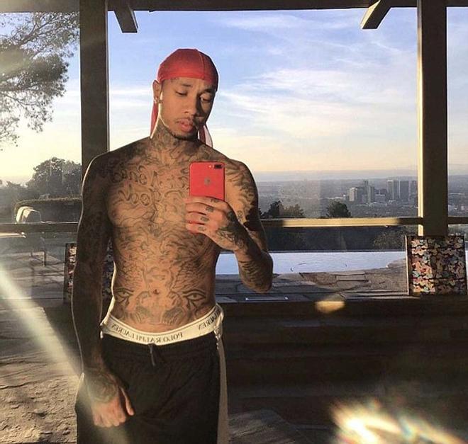 Tyga en una foto de Instagram