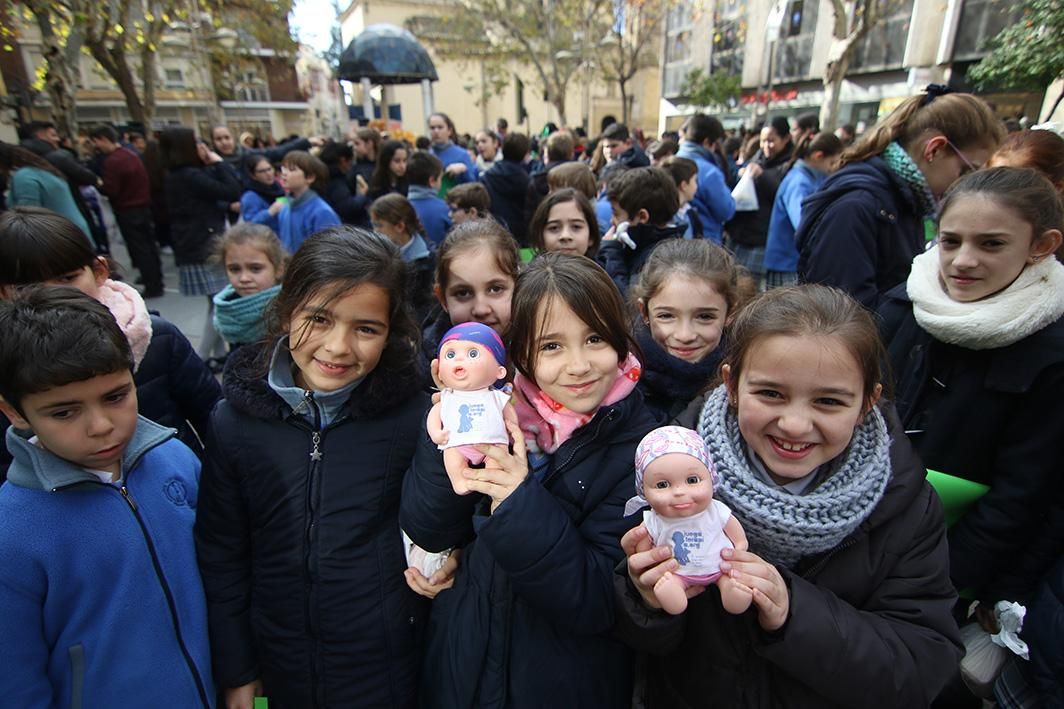 Escolares cordobeses contra el cáncer