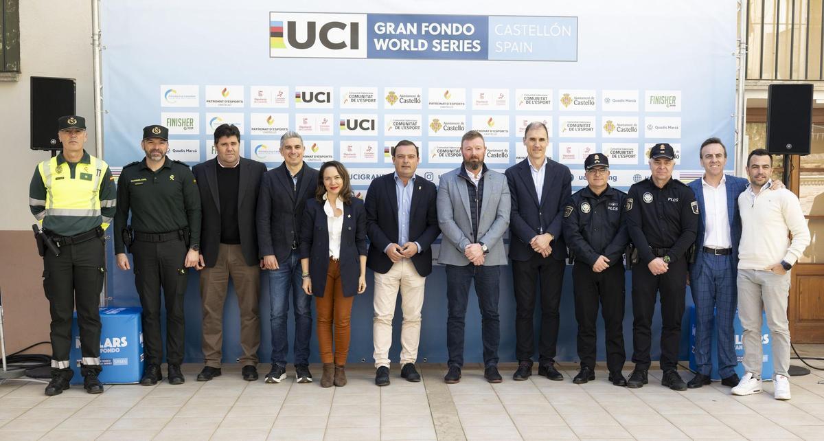 La presentación de la III The Millars UCI Gran Fondo World Series ha tenido lugar en el Patio de Las Aulasde la Diputación de Castellón.