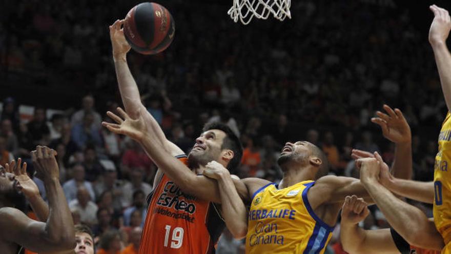 Partido entre el Valencia Basket y el Herbalife Gran Canaria