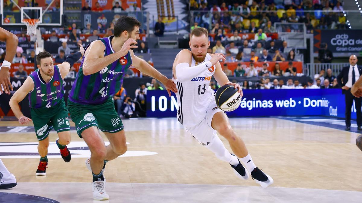 Final de la Copa del Rey de baloncesto: Unicaja - Real Madrid, en imágenes