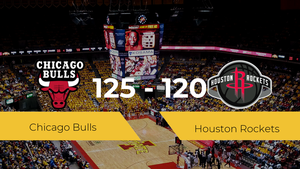 Triunfo de Chicago Bulls ante Houston Rockets por 125-120