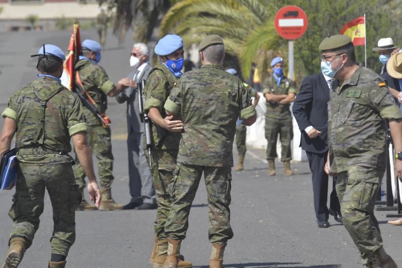 Despedida a militares que parten a Beirut en misión de Paz