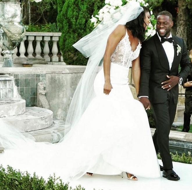 La boda de Kevin Hart y Eniko Parrish: los recién casados