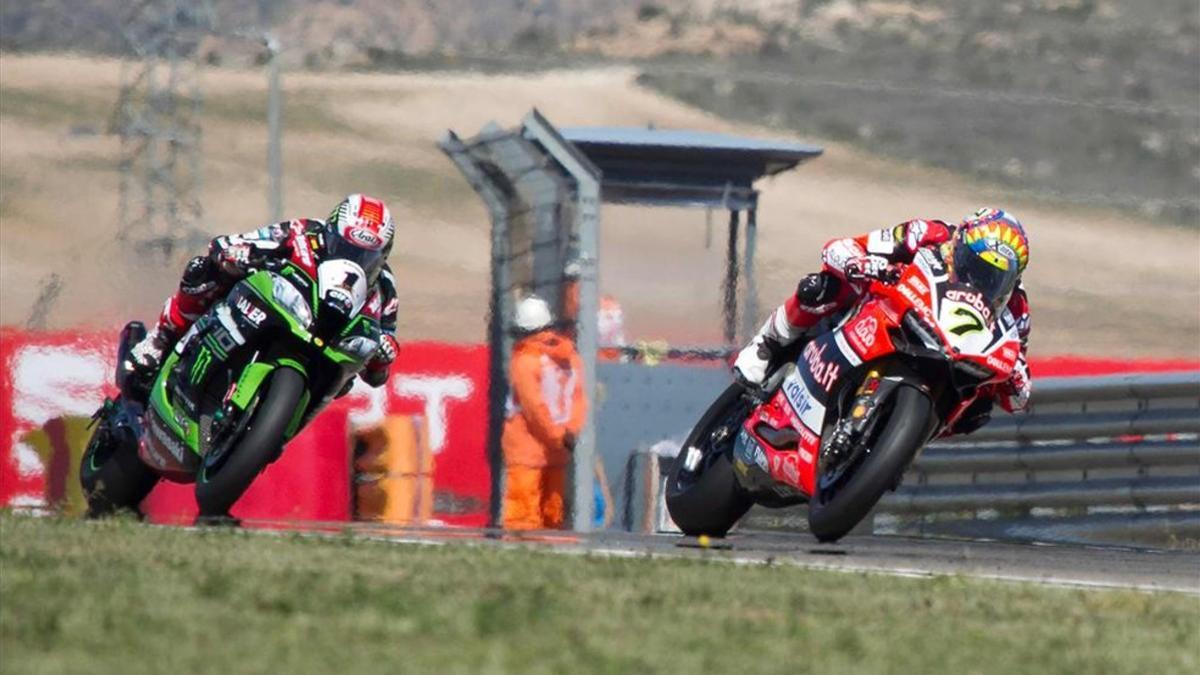 Davies y Rea, en acción