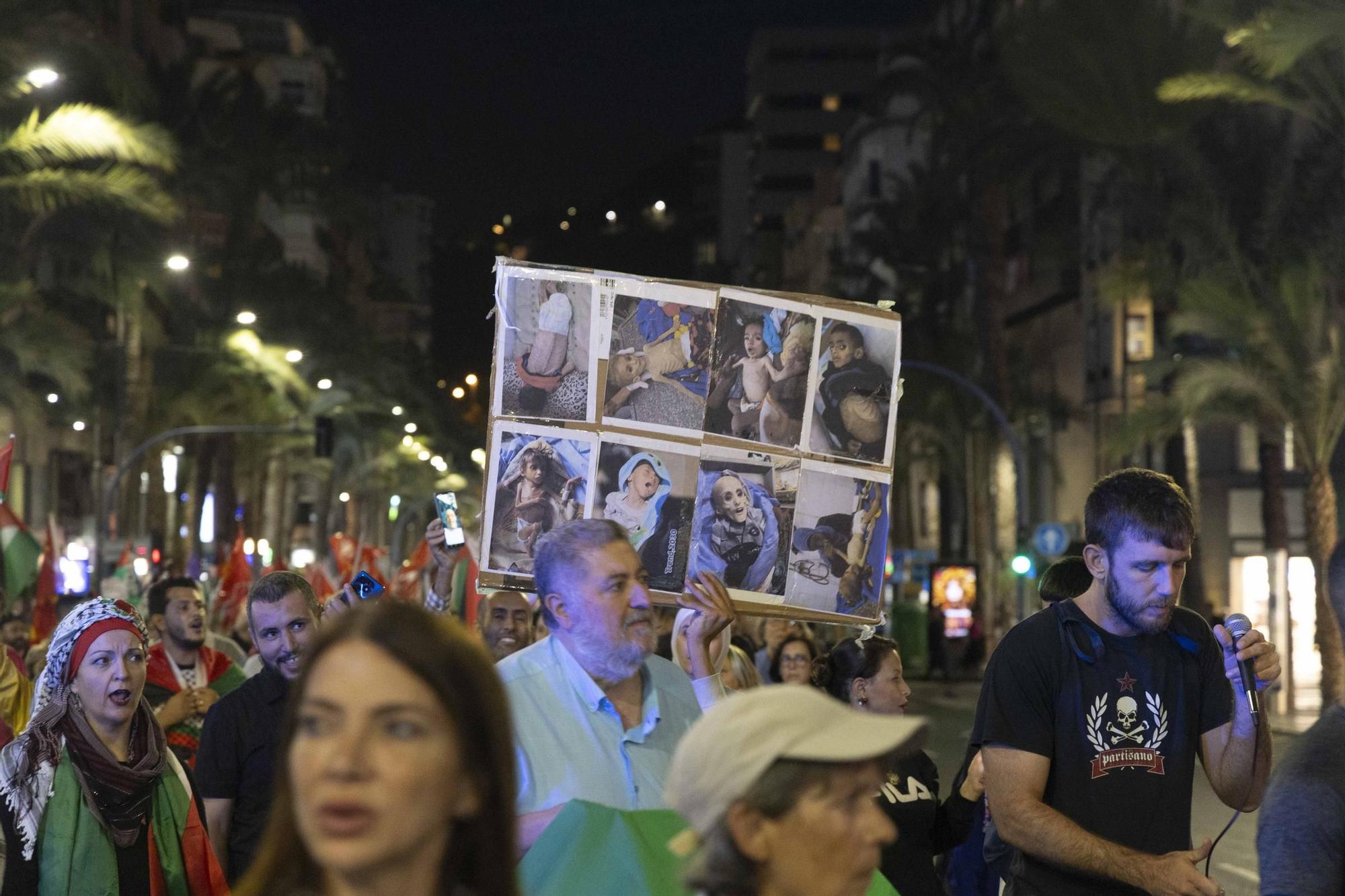 Alicante alza la voz por Palestina en una jornada de movilizaciones