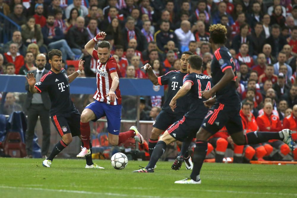 Imágenes del partido entre Atlético y Bayern.