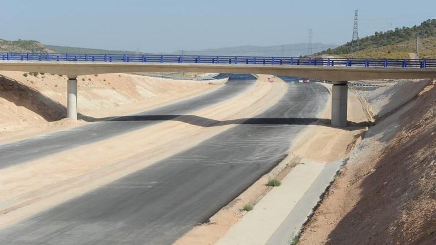 Tramo de la autovía A-33 que llega hasta Jumilla.