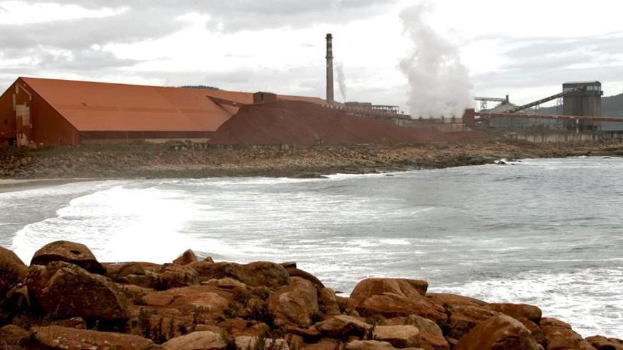 Planta de Alcoa en San Cibrao (Cervo, Lugo).