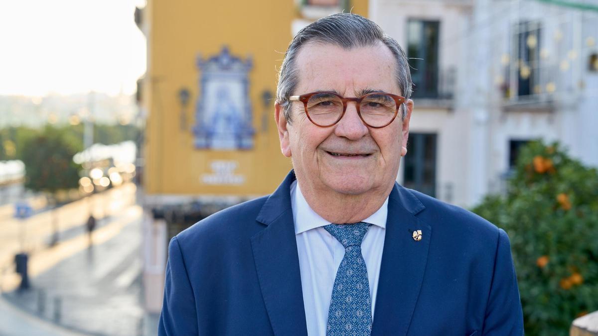 Feliciano Fernández, candidato a hermano mayor de la Esperanza de Triana.