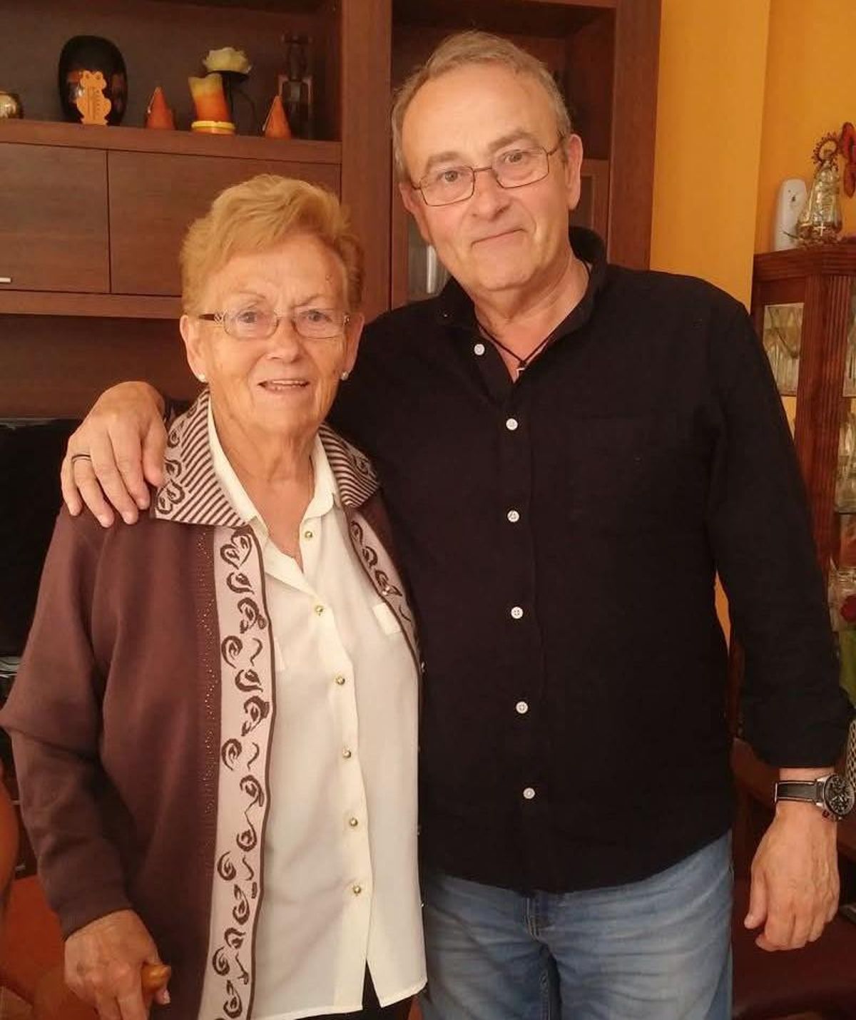 Josefa Escrivá, con José Ramón Espuig