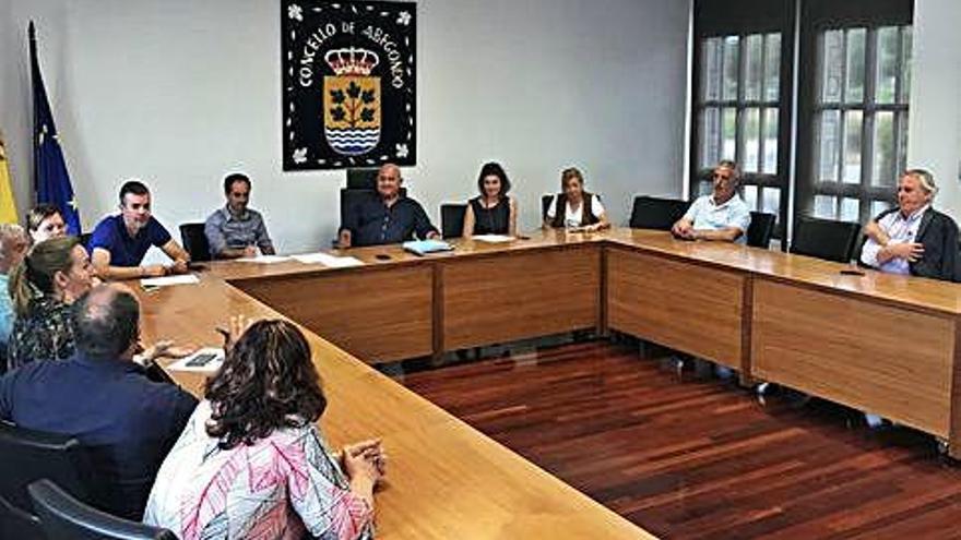 Pleno ordinario celebrado en Abegondo.