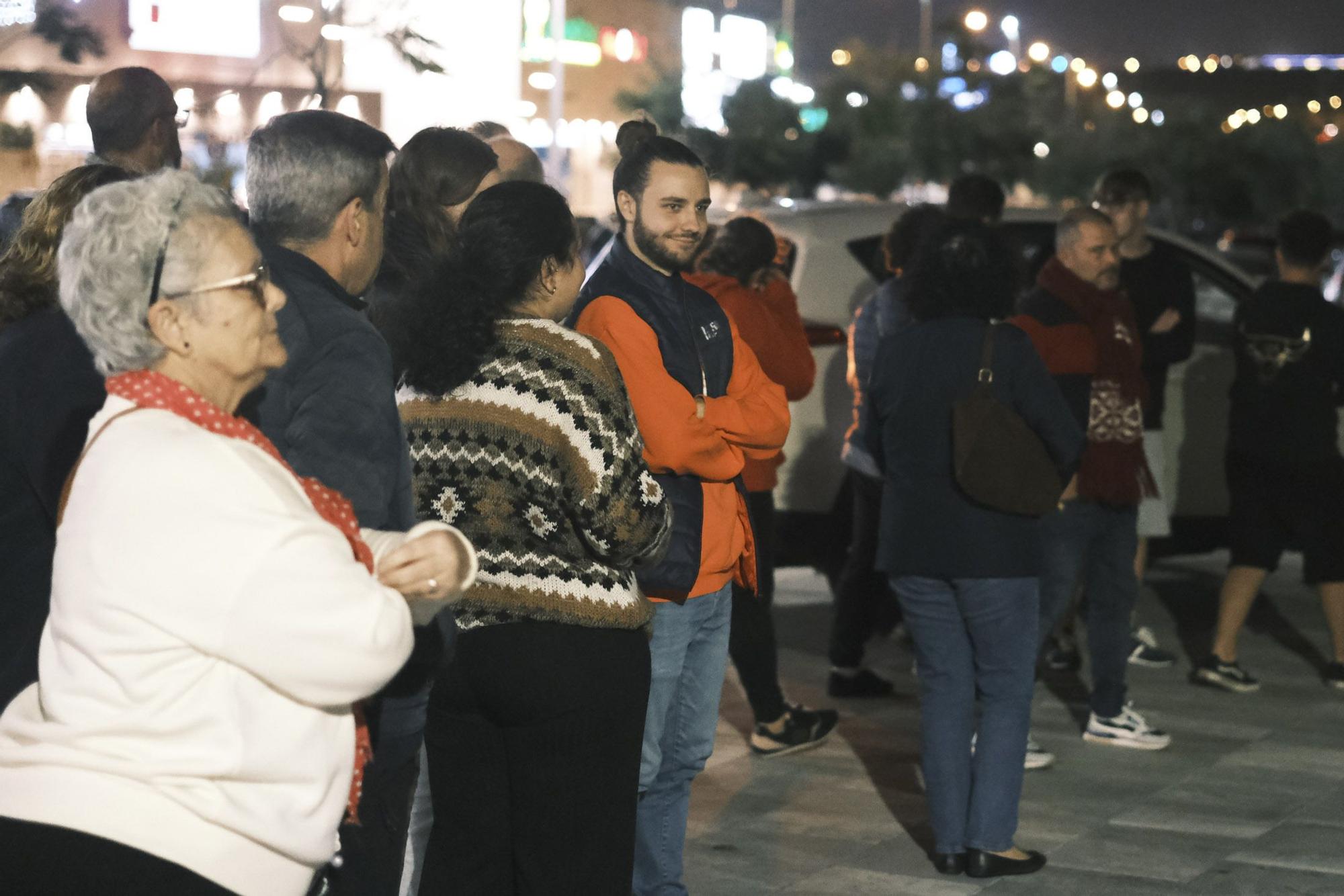 Ensayo del Belén Viviente realizado por vecinos de Tamaraceite