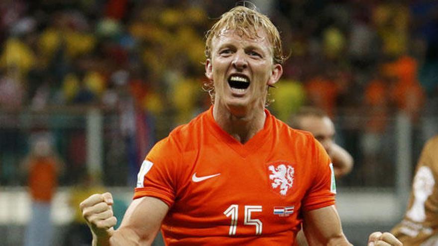 Dirk Kuyt, jugador de la selección holandesa