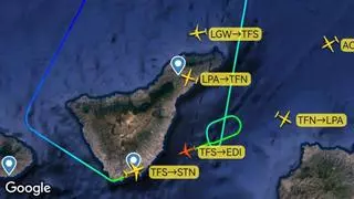 Un problema técnico obliga a retornar a Canarias a un vuelo que iba a Escocia