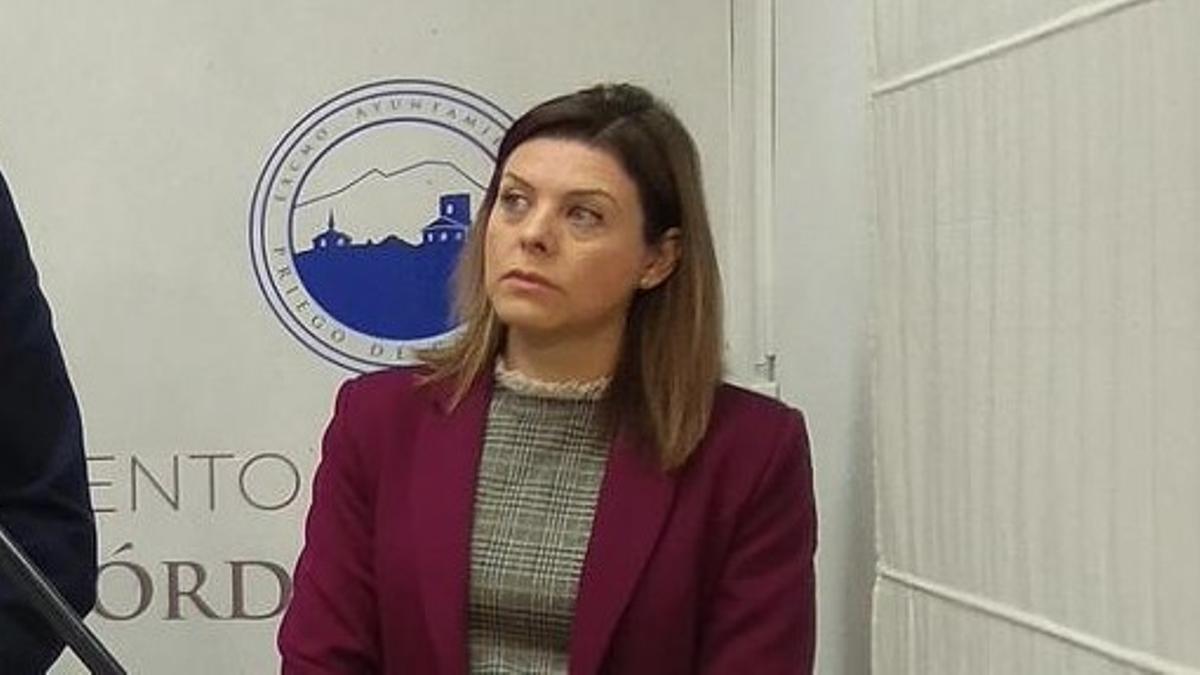 María del Carmen Pacheco, concejala de Hacienda del Ayuntamiento de Priego.
