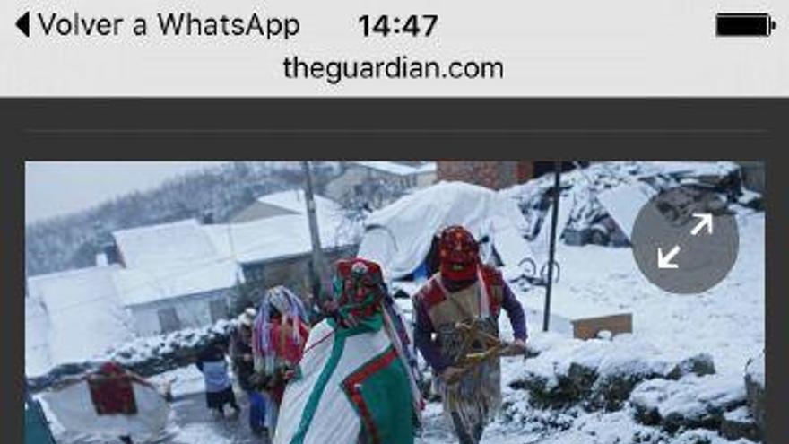 La mascarada de la Visparra traspasa fronteras