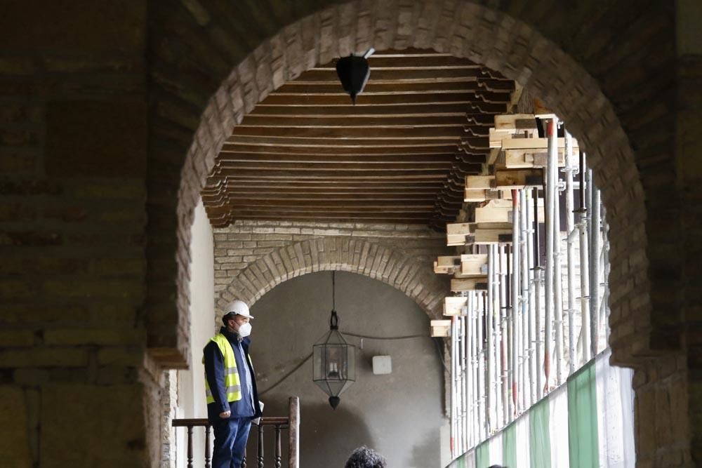 En imágenes, las obras del Palacio de Congresos de la calle Torrijos